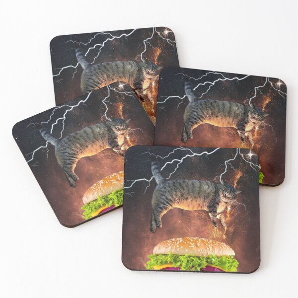 Item preview, Space Cat Burger Galaxy  designed and sold by Sabbaht.