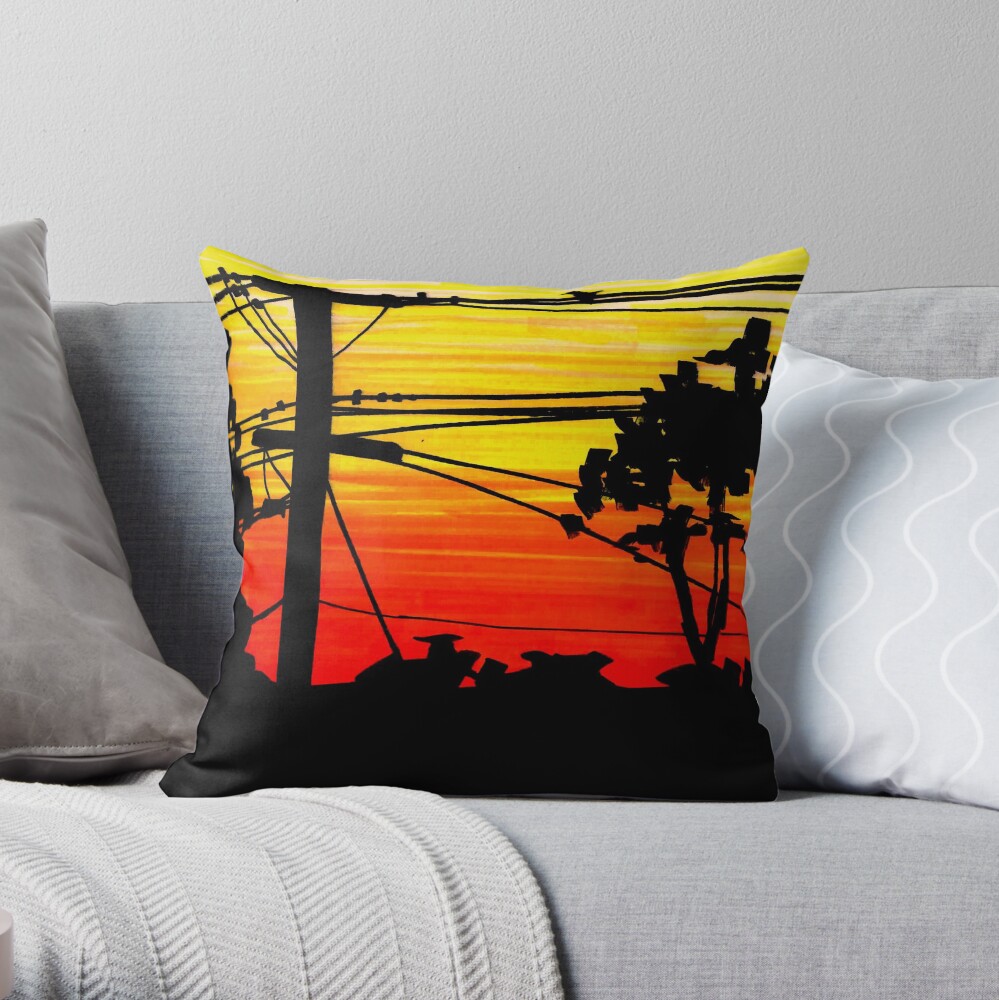 Sunset Throw Pillow