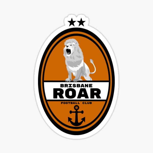 Brisbane Roar A-league Enamel Logo Keyring 