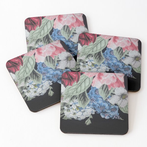 Item preview, Flowers on black designed and sold by Zombiesnail.