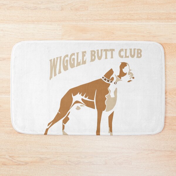 Item preview, Boxer Mom Wiggle Butt Club design, Boxer design, Dog design graphic designed and sold by Lisbob.