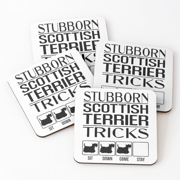 Item preview, Scottish Terrier - Stubborn Scottish Terrier Tricks / Stubborn Dog Tricks, funny gift idea designed and sold by HEJAshirts.