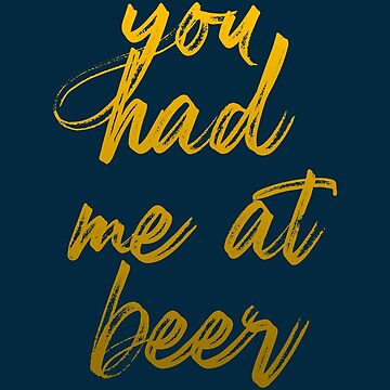 Artwork thumbnail, you had me at beer — design for craft beer lovers by BAYSTALT