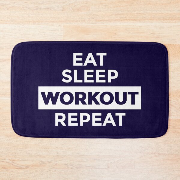 Item preview, Eat Sleep Workout Repeat designed and sold by CatArtStore.