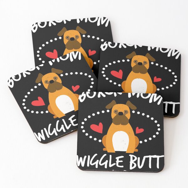 Item preview, Boxer Mom Wiggle Butt Club design, Boxer design, Dog design product designed and sold by Lisbob.