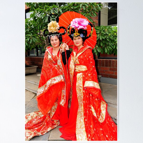 Item preview, Chinese Girls In Colourful Costumes. Xi'an, China designed and sold by Ralph de Zilva.