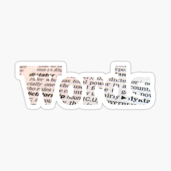 Words Sticker