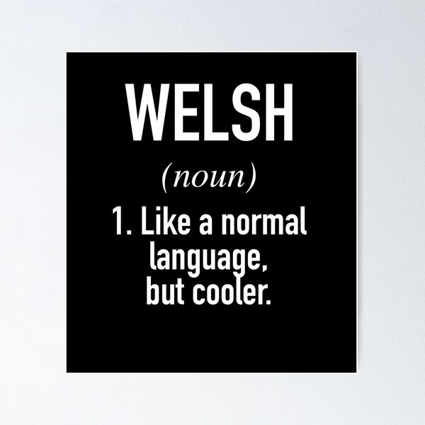 lol - Welsh noun definition  Art Print for Sale by Tirawen