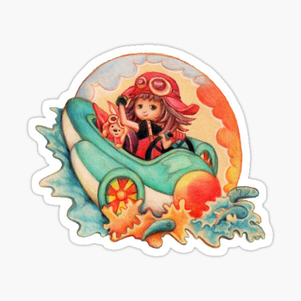 Water Boat Adventure Sticker