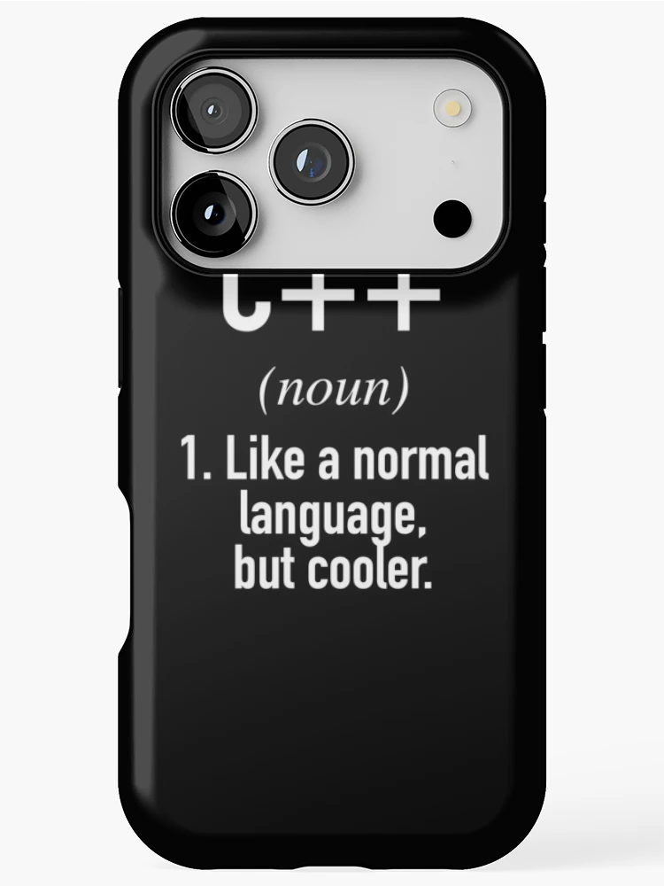 Thumbnail 1 of 4, iPhone Case, C++ Programming Language Defined - Programmer - Coder designed and sold by HiddenVerb.