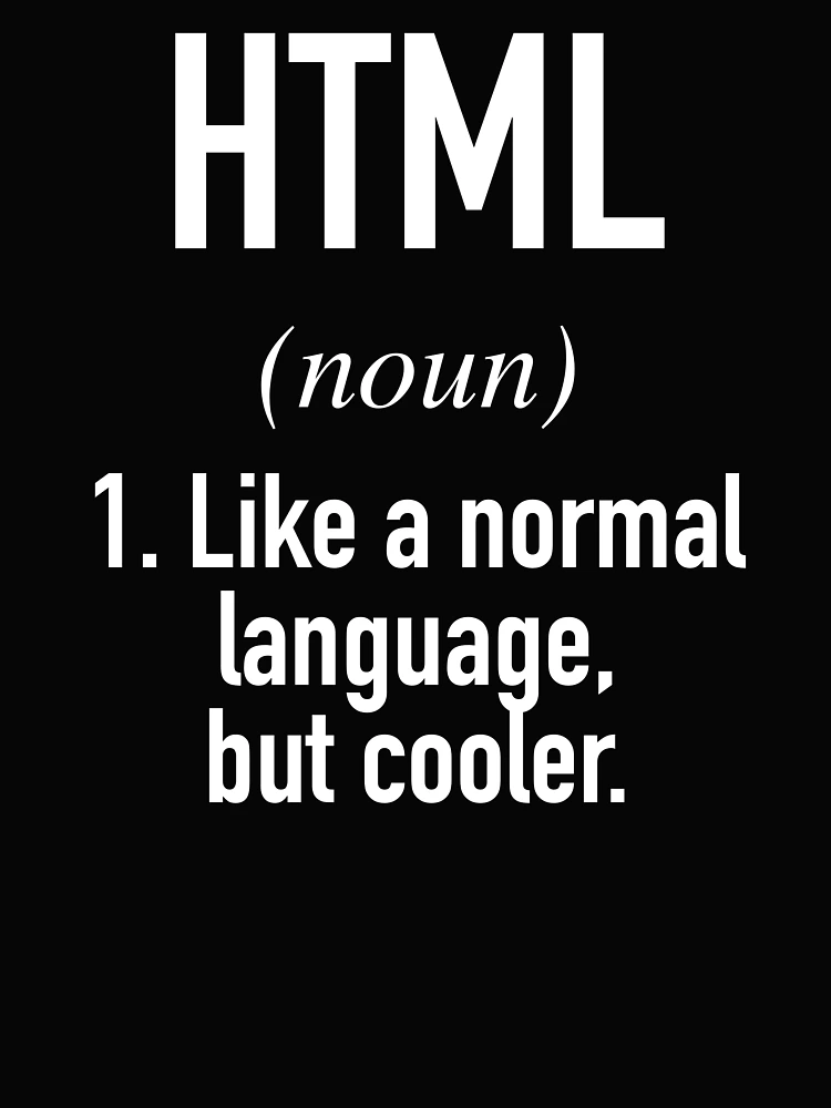 Thumbnail 4 of 4, Boxy T-Shirt, HTML Programming Language Defined - Programmer - Coder designed and sold by HiddenVerb.