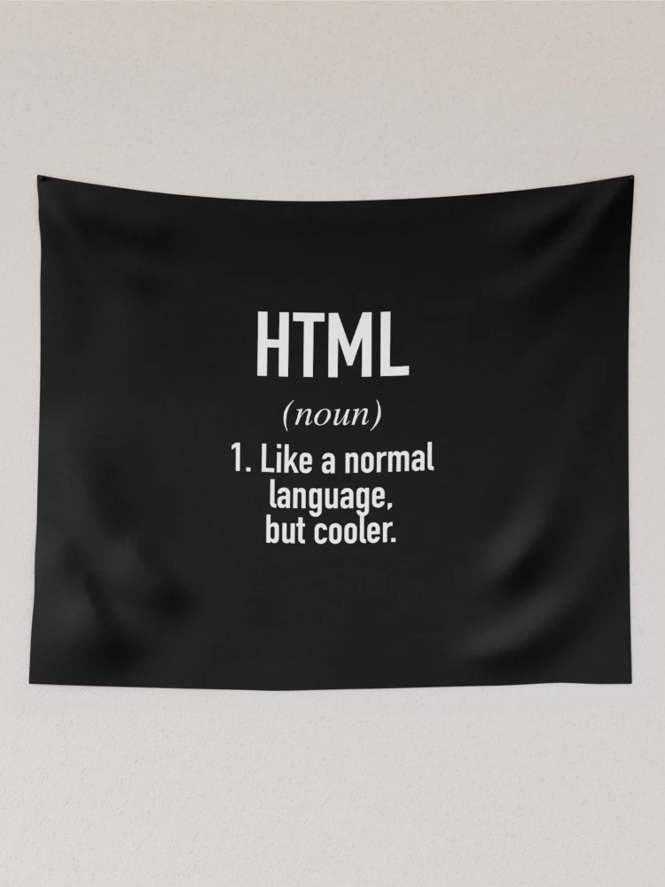 Thumbnail 2 of 3, Tapestry, HTML Programming Language Defined - Programmer - Coder designed and sold by HiddenVerb.