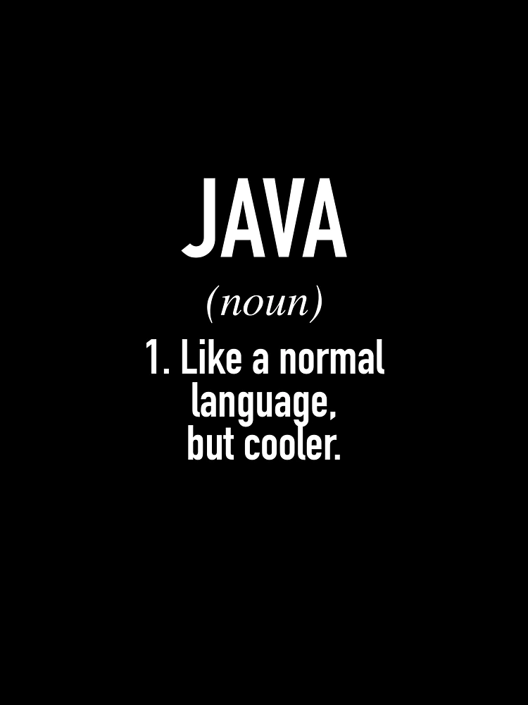Thumbnail 4 of 4, Graphic T-Shirt, Java Programming Language Defined - Programmer - Coder designed and sold by HiddenVerb.