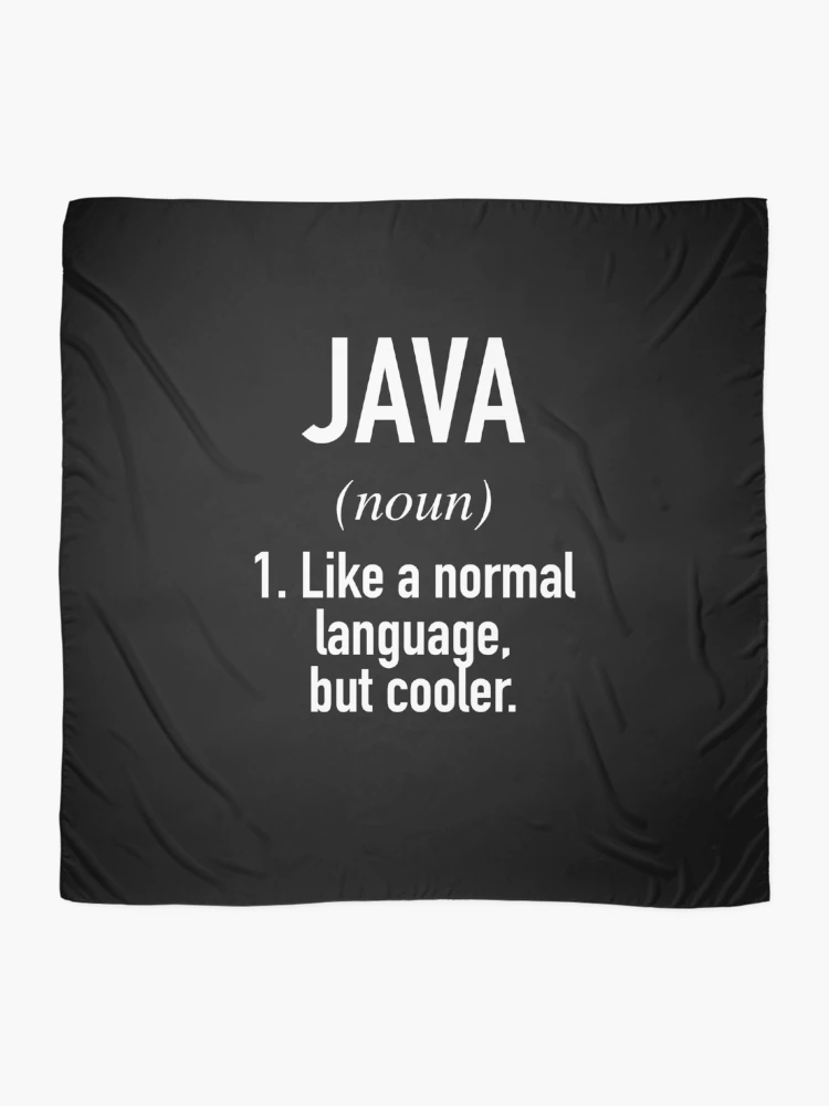 Thumbnail 2 of 3, Scarf, Java Programming Language Defined - Programmer - Coder designed and sold by HiddenVerb.