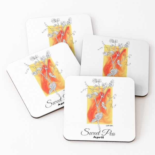 Item preview, April Birth flower - Sweet Pea designed and sold by RebekahMahoney.