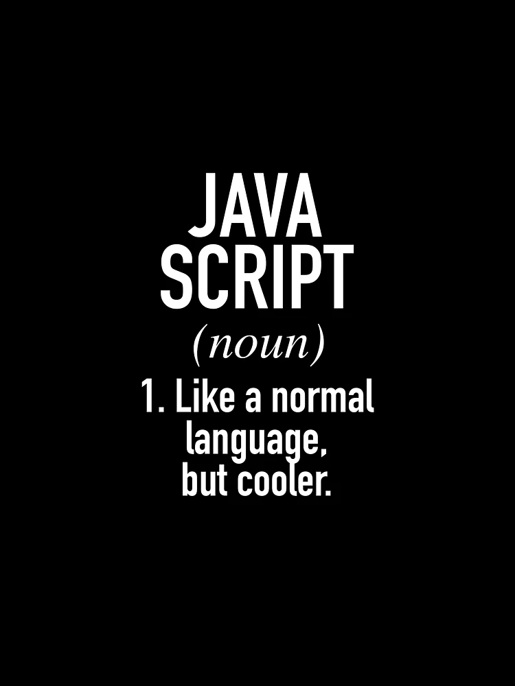 Thumbnail 4 of 4, Graphic T-Shirt, Javascript Programming Language Defined - Programmer - Coder designed and sold by HiddenVerb.