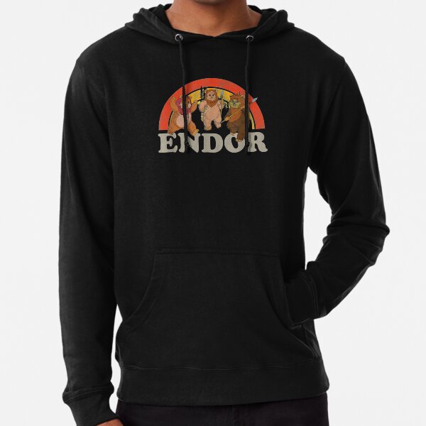 Return of the Jedi Cute Ewoks Endor Retro Lightweight Hoodie