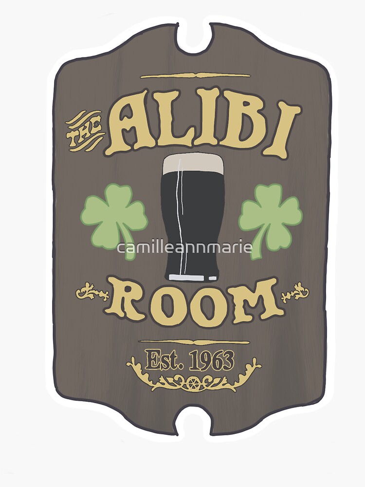 The Alibi Sign by camilleannmarie