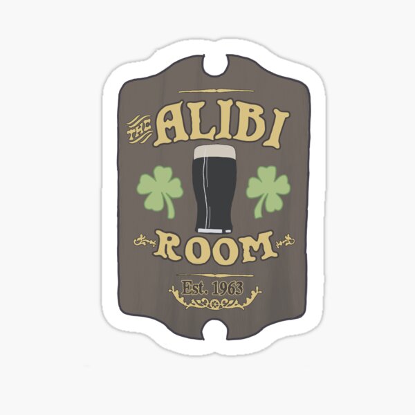 Le signe de l'alibi Sticker