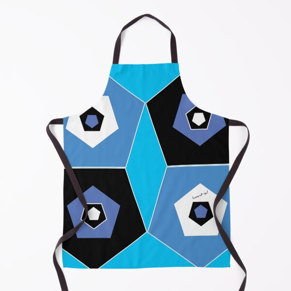 Item preview, Polygon ' Black white blue' designed and sold by Banta.