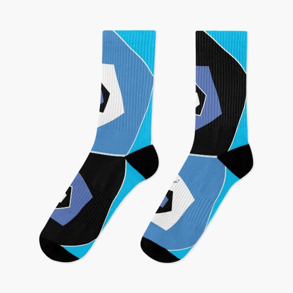 Item preview, Polygon ' Black white blue' designed and sold by Banta.