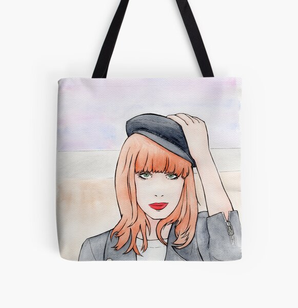 Miss P. All Over Print Tote Bag