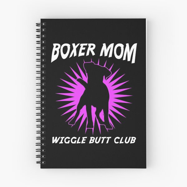 Item preview, Boxer Mom Wiggle Butt Club design, Boxer design, Dog design product designed and sold by Lisbob.