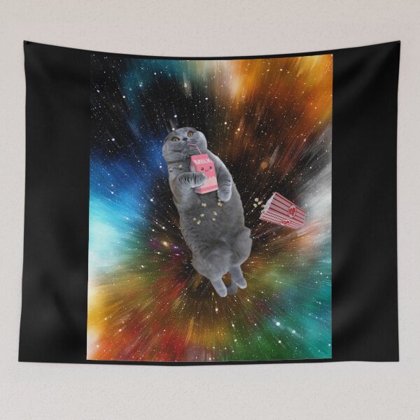 Item preview, Space Cat Black Hole Galaxy Kitten designed and sold by Sabbaht.