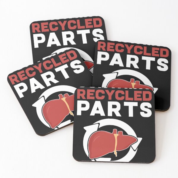 Item preview, Contains Recycled Parts Liver Transplant Survivor designs graphic designed and sold by Lisbob.