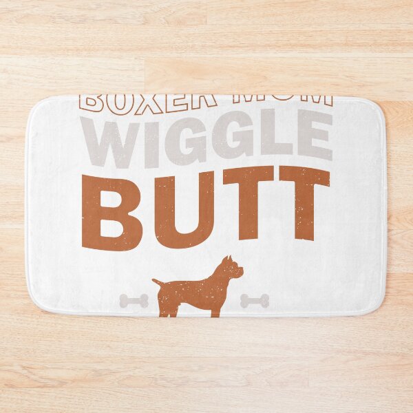 Item preview, Boxer Mom Wiggle Butt Club design, Boxer design, Dog design print designed and sold by Lisbob.