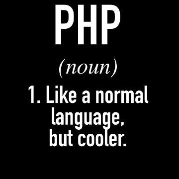 Artwork thumbnail, PHP Programming Language Defined - Programmer - Coder by HiddenVerb