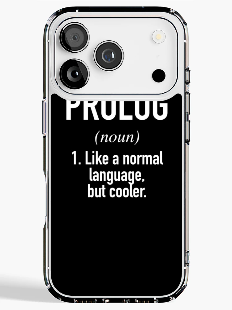 Thumbnail 1 of 5, iPhone Case, Prolog Programming Language Defined - Programmer - Coder designed and sold by HiddenVerb.
