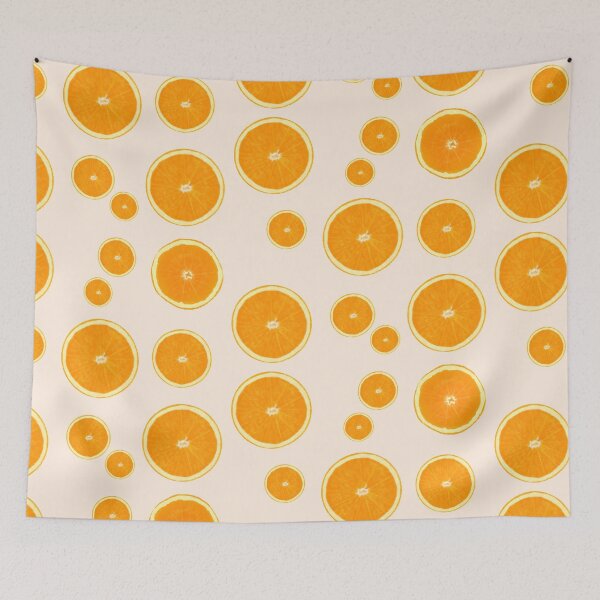 Item preview, fresh orange pattern designed and sold by Aerithcloud01.