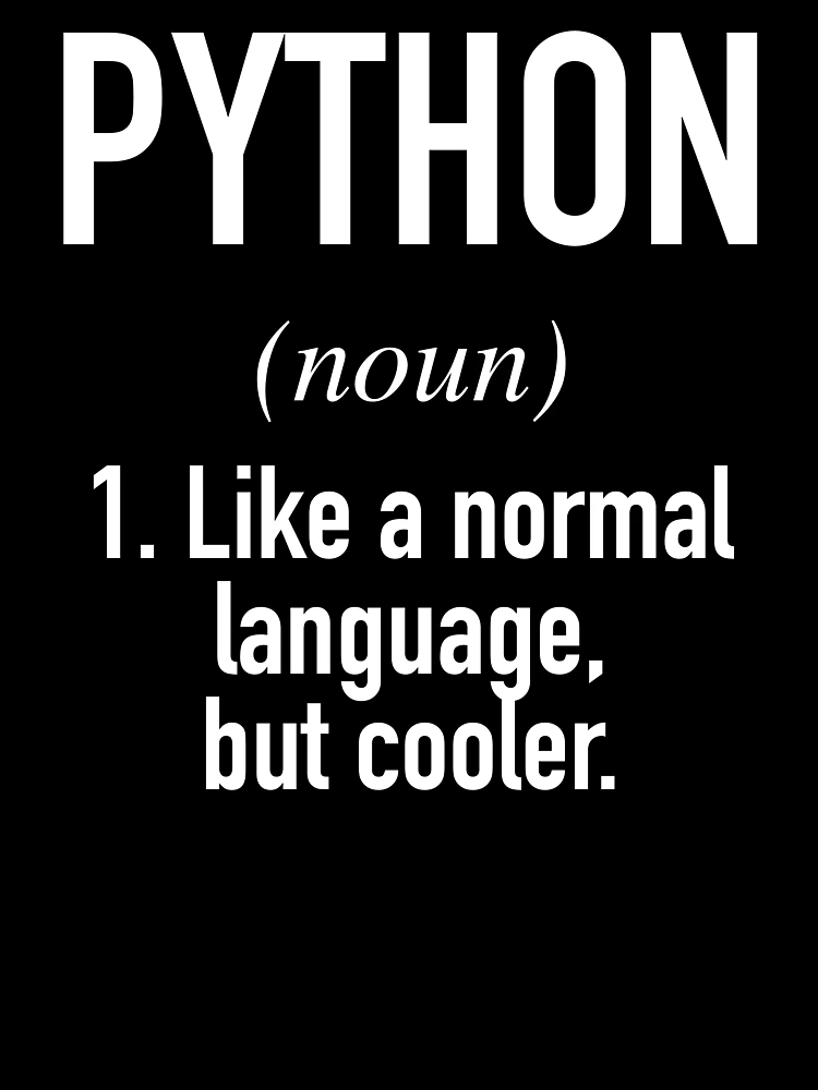 Thumbnail 7 of 7, Oversized T-Shirt, Python Programming Language Defined - Programmer - Coder designed and sold by HiddenVerb.