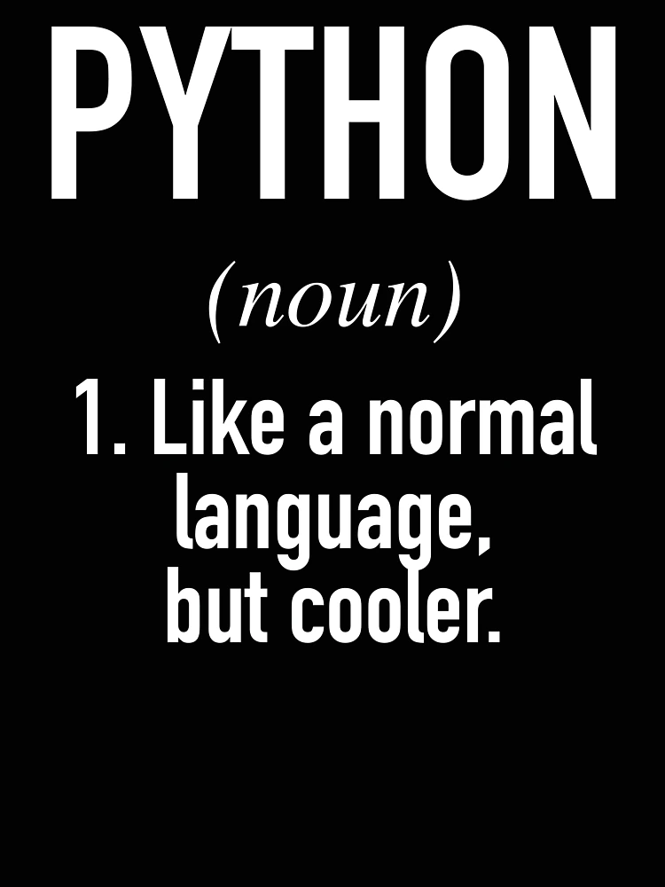 Thumbnail 4 of 4, Relaxed T-Shirt, Python Programming Language Defined - Programmer - Coder designed and sold by HiddenVerb.