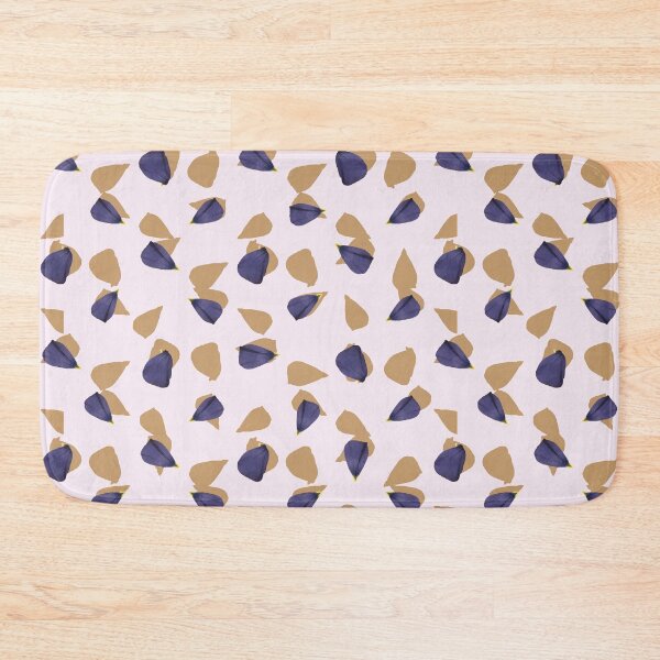 Item preview, who loves me? linen flower petals pattern designed and sold by rysunki-malunki.