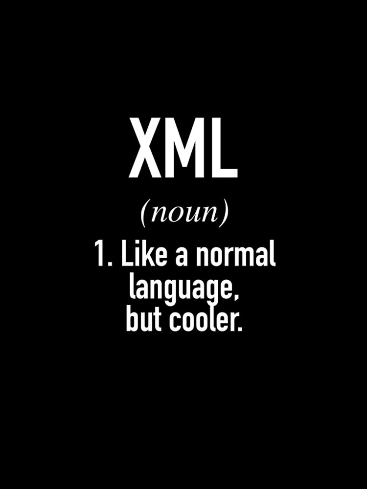 Thumbnail 4 of 4, iPhone Case, XML Programming Language Defined - Programmer - Coder designed and sold by HiddenVerb.