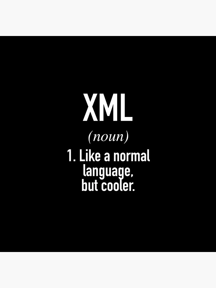 Thumbnail 3 von 3, Button, XML-Programmiersprache definiert - Programmierer - Coder designt und verkauft von HiddenVerb.