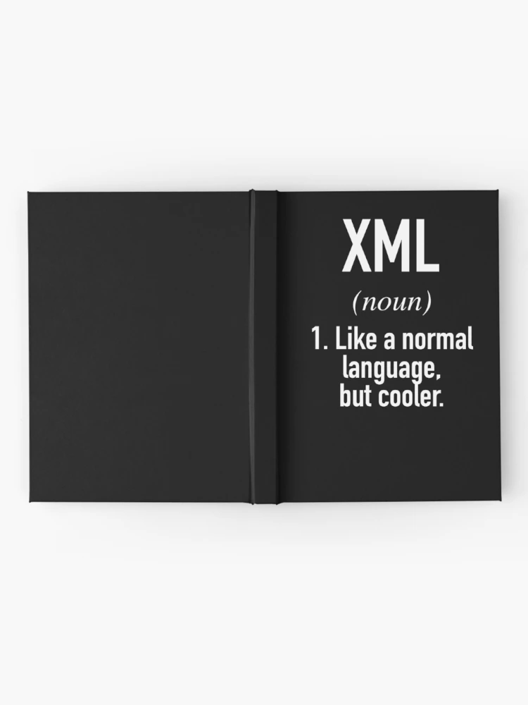 Thumbnail 2 of 3, Journal, XML Programming Language Defined - Programmer - Coder designed and sold by HiddenVerb.