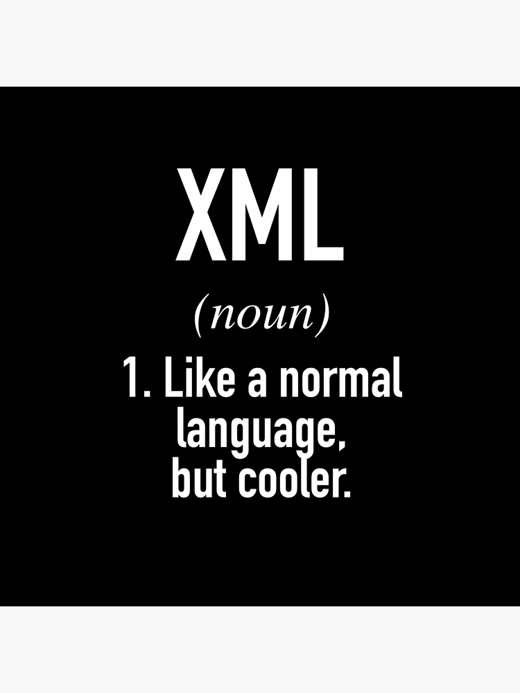 Thumbnail 4 of 4, Pillow, XML Programming Language Defined - Programmer - Coder designed and sold by HiddenVerb.