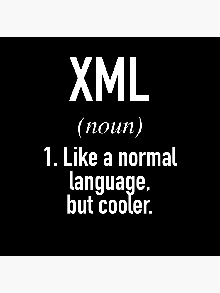 Thumbnail 5 of 5, Coasters (Set of 4), XML Programming Language Defined - Programmer - Coder designed and sold by HiddenVerb.