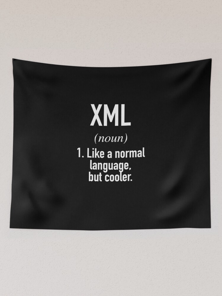 Thumbnail 2 of 3, Tapestry, XML Programming Language Defined - Programmer - Coder designed and sold by HiddenVerb.