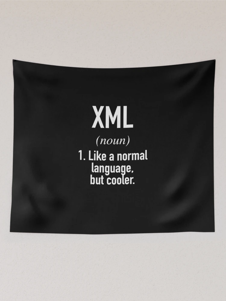 Thumbnail 2 of 3, Tapestry, XML Programming Language Defined - Programmer - Coder designed and sold by HiddenVerb.