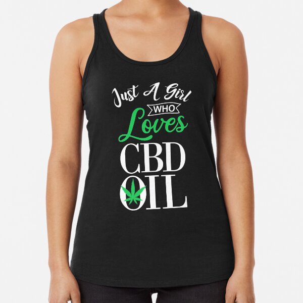 Aperçu de l'œuvre Conception de cadeau d'amant d'huile de CBD juste une fille qui aime l'impression de CBD créée et vendue par Lisbob.