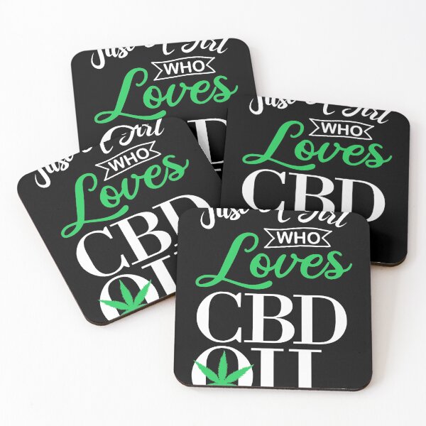 Item preview, CBD Oil Lover Gift design Just A Girl Who Loves CBD print designed and sold by Lisbob.