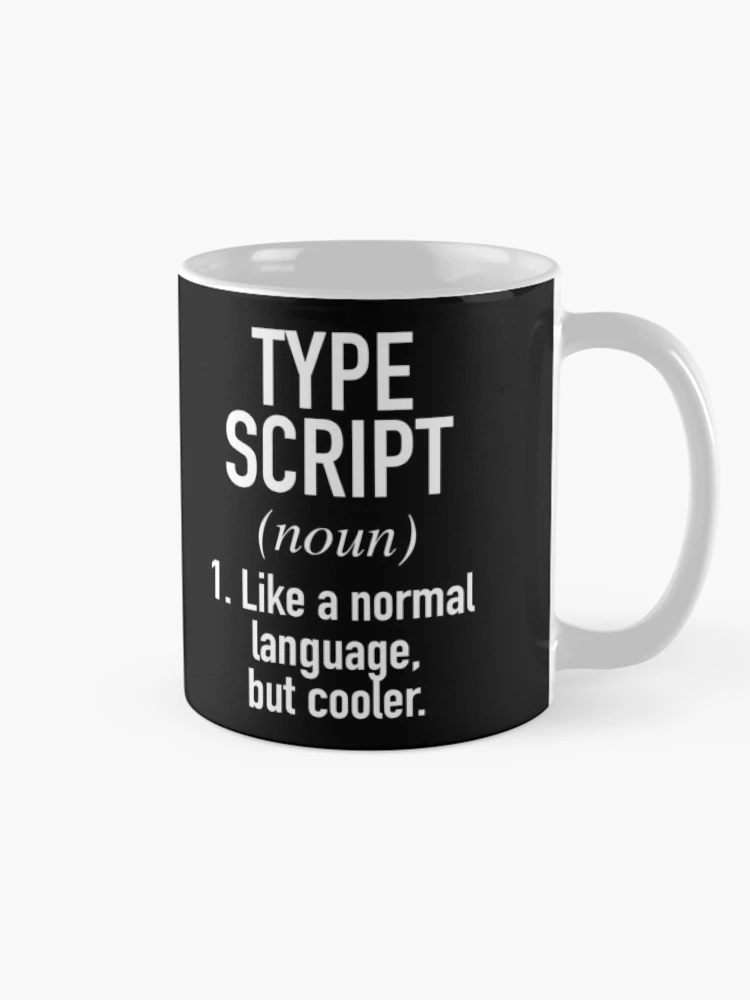 Thumbnail 3 of 6, Coffee Mug, TypeScript Programming Language Defined - Programmer - Coder designed and sold by HiddenVerb.