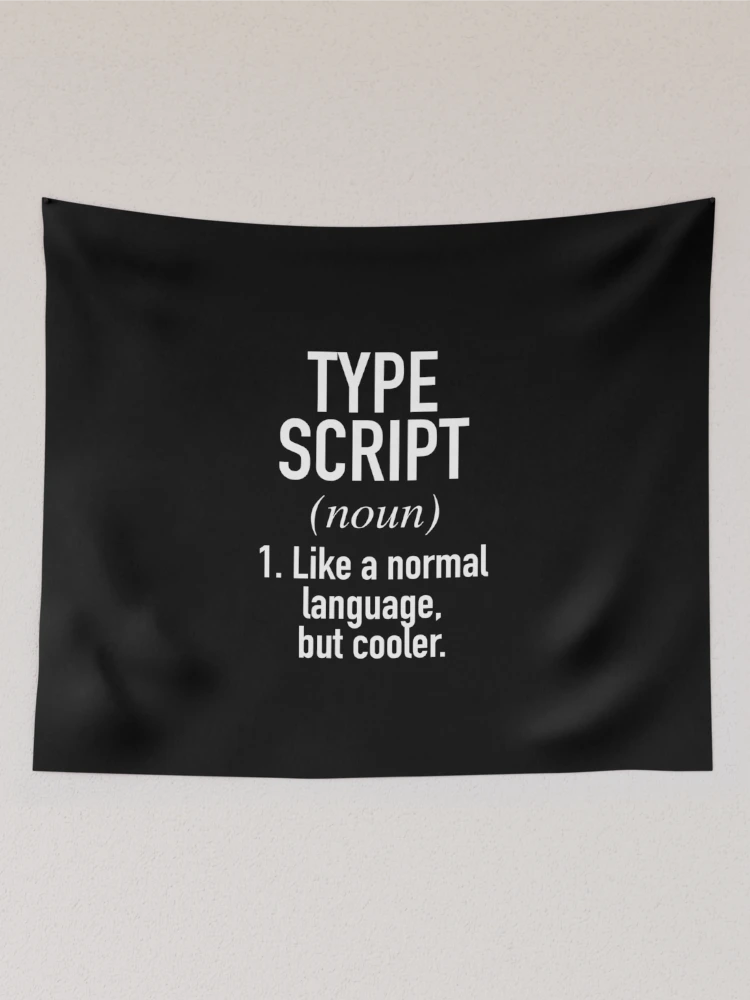 Thumbnail 2 of 3, Tapestry, TypeScript Programming Language Defined - Programmer - Coder designed and sold by HiddenVerb.