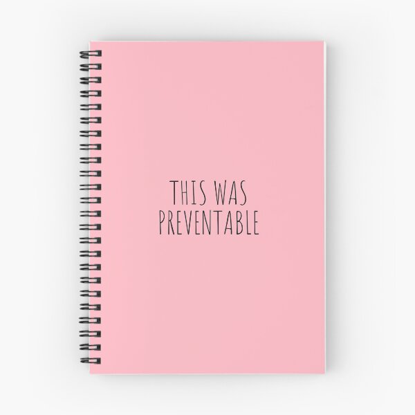 Item preview, THIS WAS PREVENTABLE Pink  designed and sold by The Little Wood Cottage.