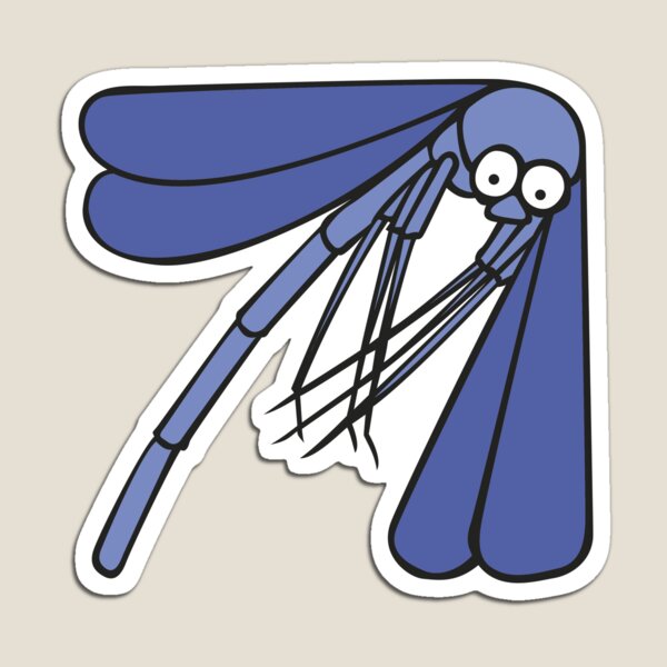 libellule au carré Magnet