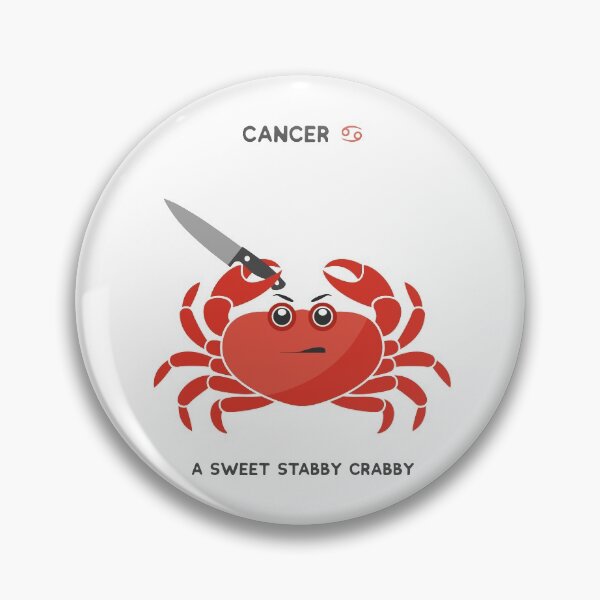 Artikelvorschau, Zodiac - Cancer, A sweet stabby crabby entworfen und verkauft von BoreeDome.